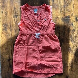 Old Navy Kids Coral Sleeveless Dress